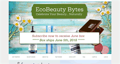 Desktop Screenshot of ecobeautybytes.com