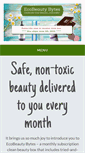 Mobile Screenshot of ecobeautybytes.com